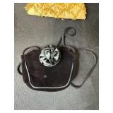 Collection of 5 Vintage Handbags and Coin Purses with Embellished and Novelty Designs