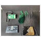 Collection of 4 Vintage and Unique Handbags Including License Plate Purse