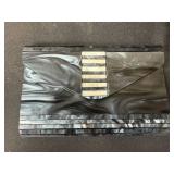 Collection of 4 Vintage and Unique Handbags Including License Plate Purse