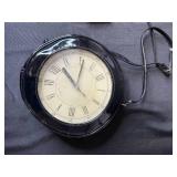 Black Patent Purse Lot with Clock Design Shoulder Bag and Modern Clutch