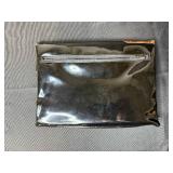 Black Patent Purse Lot with Clock Design Shoulder Bag and Modern Clutch