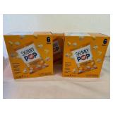 SSS. 3x 6-.65oz Skinny Pop White Cheddar Cheese