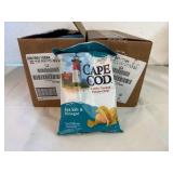SSS. 2x 6ct Cape Cod Kettle Cooked Potato Chips-Sea Salt & Vinegar