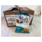 SSS. 2x 6ct Cape Cod Kettle Cooked Potato Chips-Sea Salt & Vinegar