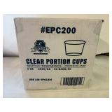 SSS. 2,500-2oz Clear Portion Cups