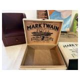 SSS. White Elephant gifts, Wooden Cigar Boxes etc.