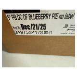 EE. 2x 8" Jessie Lord Bakery Blueberry Pies