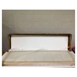 HOMCOM Queen Bed Frame with Headboard Queen Platform Bed Frame with Wooden Slats No Box Spring Needed Easy Assembly Natural
