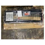 Tangkula 50 Inches Electric Fireplace Inserts, Recessed, Wall Mounted and Freestanding 1500W Slim Fireplace Heater with Remote Control, Adjustable Flame Color & Brightness (50 Inches)