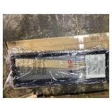 Tangkula 50 Inches Electric Fireplace Inserts, Recessed, Wall Mounted and Freestanding 1500W Slim Fireplace Heater with Remote Control, Adjustable Flame Color & Brightness (50 Inches)