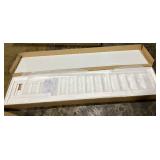 Costway Twin Size Floor Bed with Door & Fence with Safety Guardrails & Slats Support White