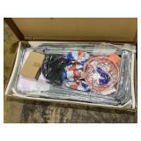 Giantex Folding Basketball Arcade Game, Dual Shot Electronic Basketball Hoop Arcade Game with 8 Game Modes (Colors May Vary)