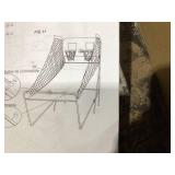 Giantex Folding Basketball Arcade Game, Dual Shot Electronic Basketball Hoop Arcade Game with 8 Game Modes (Colors May Vary)