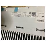 GE 12,000 BTU 115-Volt Smart Window Air Conditioner for 550 sq. ft. in White with Wi-Fi and Remote (Used, Missing Front Cover)