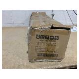 HOMCOM 8ft Unlit Pencil Artificial Christmas Tree with Realistic Branches and 618 Tips, Plastic Base, Green