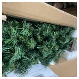 Costway - 2 PCS 4 FT Pre-Lit Potted Christmas Tree Artificial Entrance with 3 Lighting Modes - Green