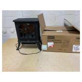 HOMCOM Electric Fireplace Heater, Fireplace Stove with Realistic LED Flames and Logs, and Overheating Protection, 750W/1500W (Heater Works But Lights Not Functioning)