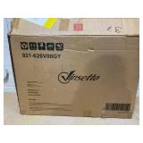 Vinsetto High-Back Office Chair Computer Desk Chair with Footrest Reclining Function and Adjustable Height Gray (Missing Hardware)