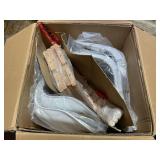 Costway Set of 3 Dining Chairs Mid-Century Modern Shell -White