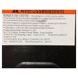 Costway High Chair for Babies & Toddlers with Rolling Wheels Adjustable Height Footrest Black