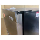 Vissani 7.2 cu. ft. Top Freezer Refrigerator in Fingerprint Resistant Stainless Steel Look (Minor Transit Damage, See Photos)