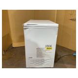 Vissani 6.9 cu. ft. Manual Defrost Chest Freezer with LED Light Type in White (Transit Damage, See Photos)
