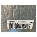 Vissani 7.2 cu. ft. Top Freezer Refrigerator in Fingerprint Resistant Stainless Steel Look