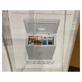 Vissani 7.0 cu. ft. Manual Defrost Chest Freezer with LED Light in White, Garage Ready (Minor Transit Damage, See Photos)