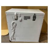 Vissani 7.0 cu. ft. Manual Defrost Chest Freezer with LED Light in White, Garage Ready (Minor Transit Damage, See Photos)