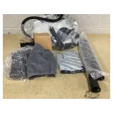 COSTWAY Handheld MultiPurpose Steam Cleaner with 17 Pieces, 350ml Large Capacity Steam Mop Continuous Fill water, Portable Chemical-Free Steamer for Home Use, Floors, Windows, 1400W, Grey