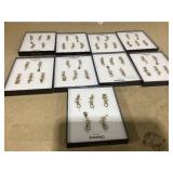 LOT OF 9 bag or phone charms.