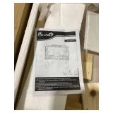 PawHut Wooden Hamster Cage with Legs Gerbil Cage with Seesaw Hut Water Bottle Food Dish Hamster Habitat for Syrian Dwarf Mouse 28inch x 16inch x 29.5inch Nature Wood