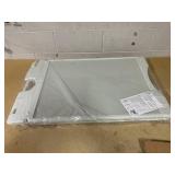 Vinsetto A Frame Sandwich Board Signs Outdoor 22" x 28" Sidewalk Sign with Weighted Tank & Weatherproof Design, White