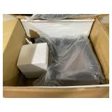 HAPPYGRILL 2 Pieces Wooden Dining Chairs Set, Vintage Armless Windsor Chairs, Kitchen Dining Chairs with Backrest, Black\