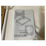 Costway Queen Size Floor Bed Kids Montessori Bed Frame with Full Length Safety Guardrails