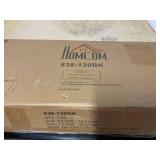 HOMCOM 2-Tier Side Table with Drawer Shelf, End Table for Living Room Hallway, Black (No Insructions)