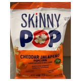 Popcorn - SkinnyPop Cheddar Jalapeño, 12 Bags (1 oz Each)