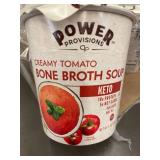 Power Provisions Creamy Tomato Bone Broth Soup Keto 6-Pack Cups