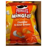 Pringles Mingles Cheddar & Sour Cream Snacks, 6-Pack, 2 oz Bags (Exp 10/2025)