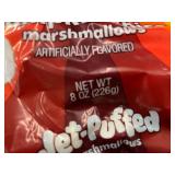 Jet-Puffed Pumpkin Spice Marshmallows 8 oz Bags - Lot of 6, Exp 6/2025