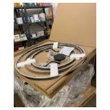 Chandelier - 4-Ring Circular Ceiling Light, 40 in Dia