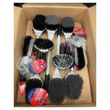 Detailers Choice Dip & Wash Brush Set - 18in Handles - Wheel & Tire Detailing Brushes
