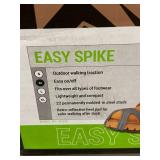 Winter Walking Easy Spike Size Medium JD350 Ice Traction Cleats for Shoes