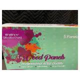 Davelou Wood Panels - Birch Studio Depth 10 x 10 x 2/3 in (5 Panels)