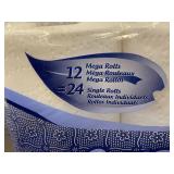 12 Mega Rolls of Irresistible Soft Impressions Bath Tissue - 280 Sheets per Roll