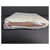 Brown Bed Cover - Beige Exterior with Brown Interior