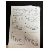 SRJZMLY Under Desk Drawer Organizer - Metal No-Drill 2-Drawer Cabinet (Home/Office)