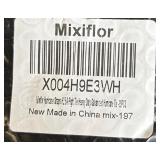 Mixiflor X004H9E3WH Metal Bracket - Perforated Shelf & Mounting Bracket