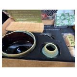 Annie & Mia Design Tea Set - Ceramic Bowl & Accessories