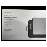 riwome Stainless Steel 304 Double Sided Cutting Board - 290 x 420 x 20 mm